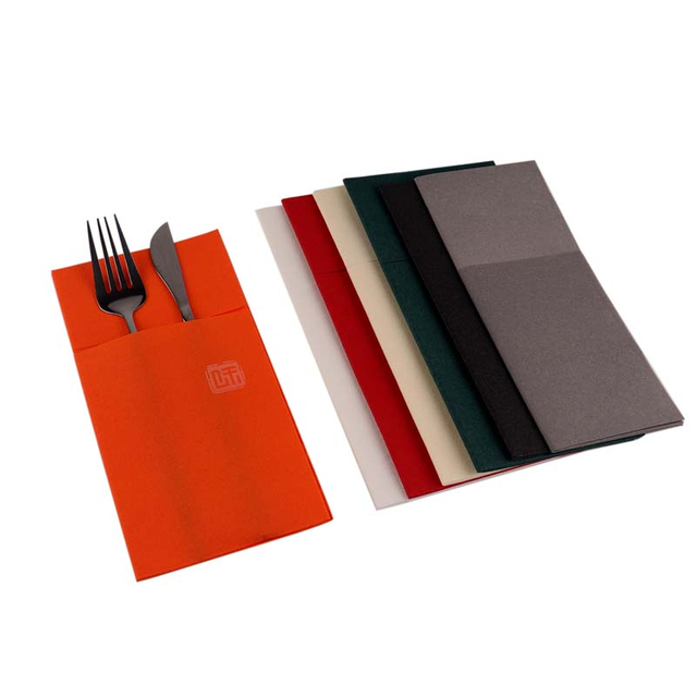 Serviettes Airlaid de couleur personnalisée jetables pour restaurant