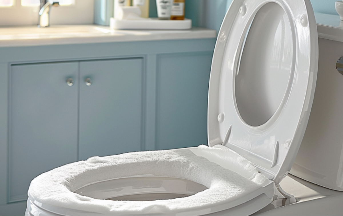 Housses de siège de toilette