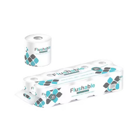 Papier hygiénique en pâte Pure, rouleau de papier de soie 3 plis Standard, jetable dans les toilettes, chambre d'hôtel, salle de bains, vente en gros, personnalisé