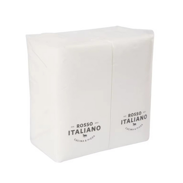 Serviette de table en lin blanc 2 plis avec Logo personnalisé, serviette de luxe en tissu pour usage domestique ou au Restaurant