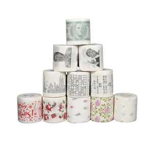 Funny Print 2 plis 250 feuilles de papier toilette rouleau de papier hygiénique pour un usage domestique ou une salle de lavage de restaurant